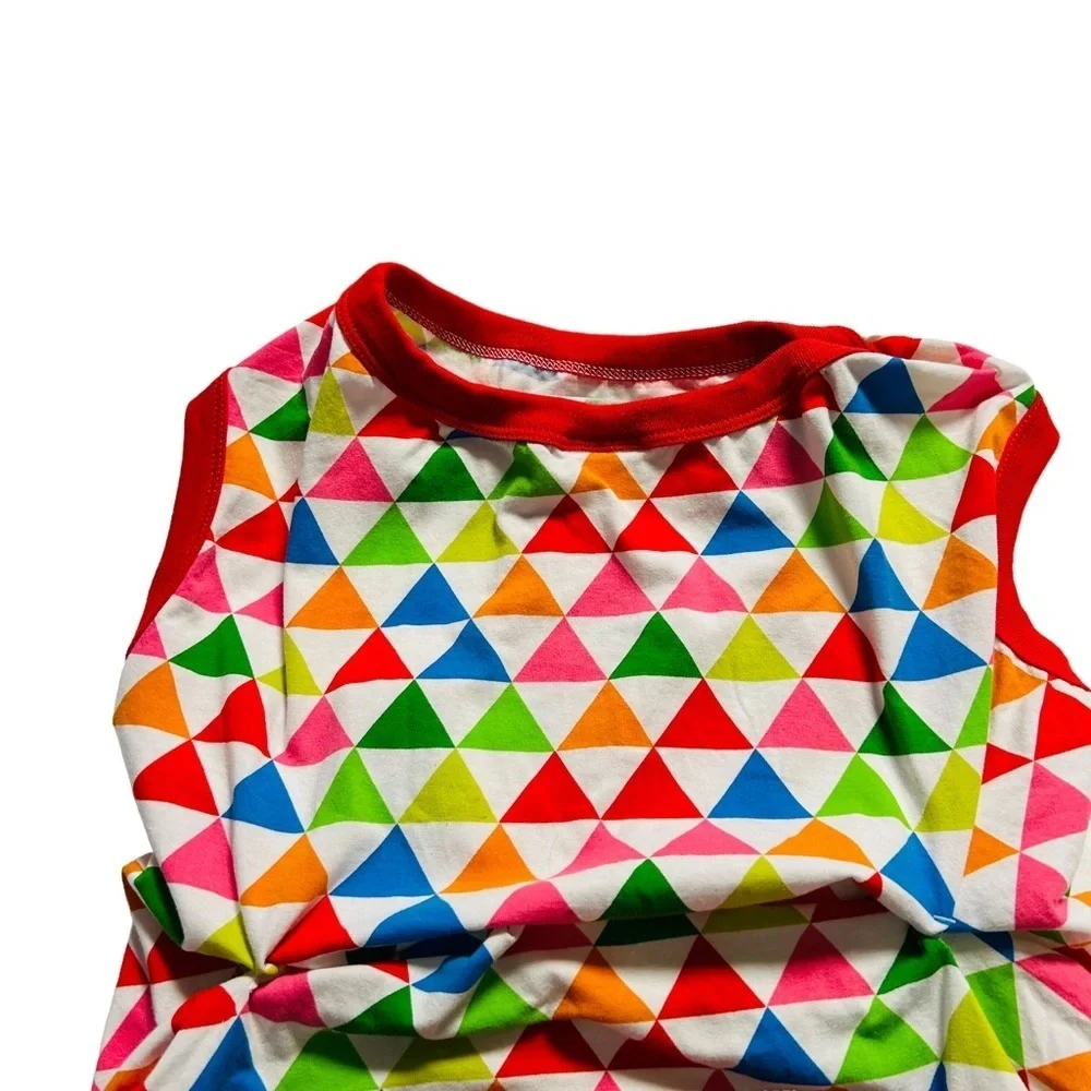 Wondershop Colorful Triangle Print Dog and Cat Pajamas Size Large